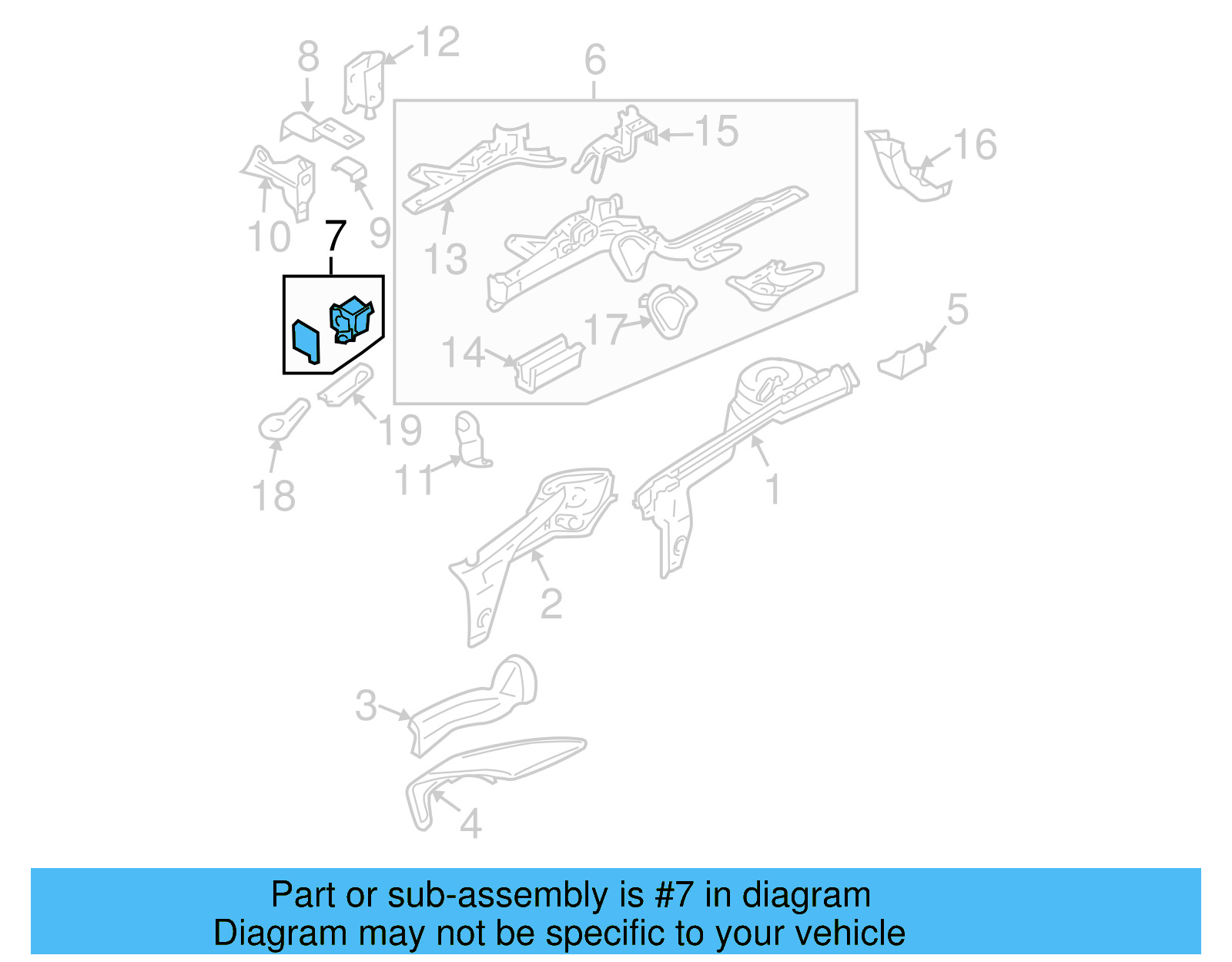 Rail End 1C0-802-531-D - View 10