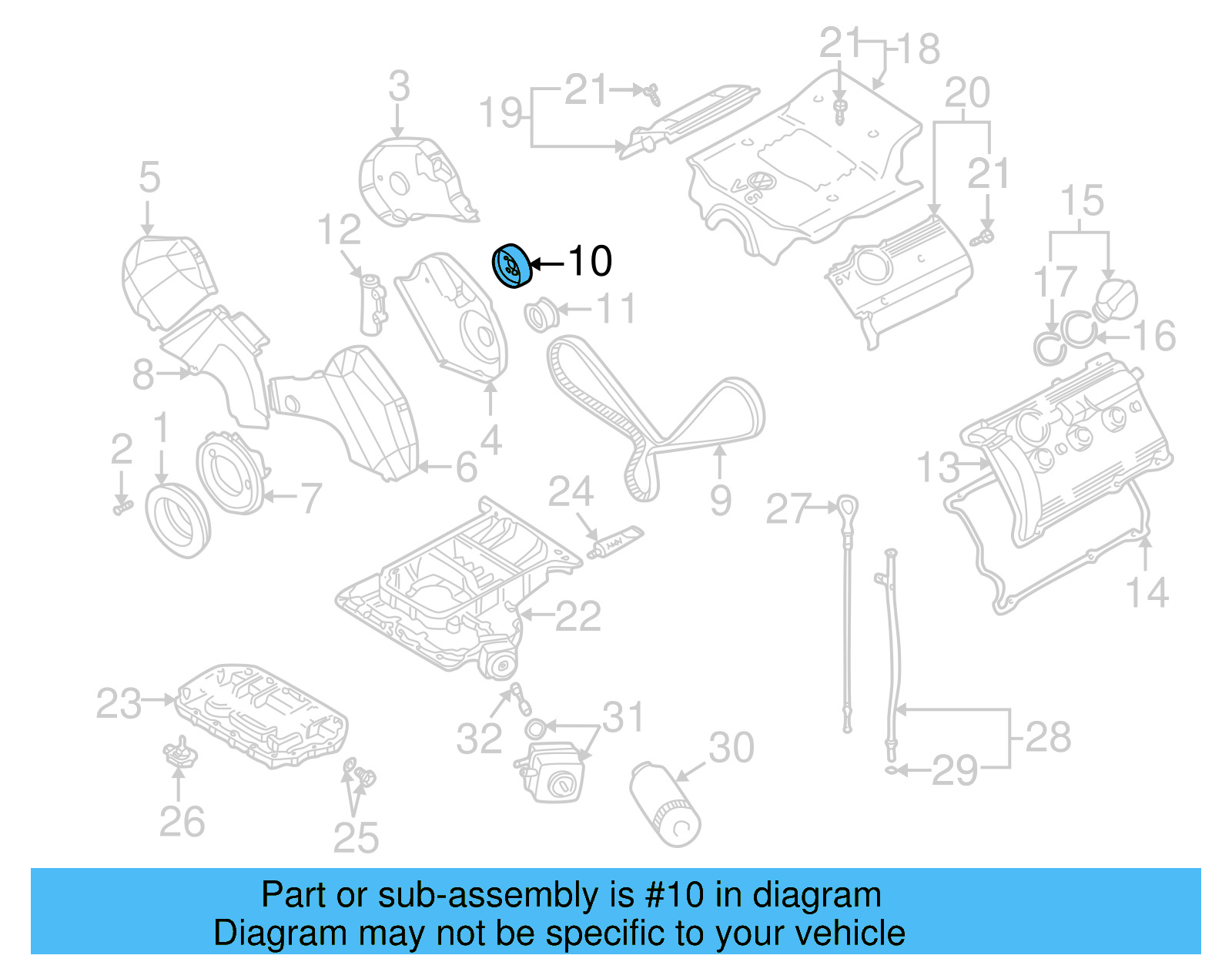 Tension Pulley 078-109-243-S - View 5