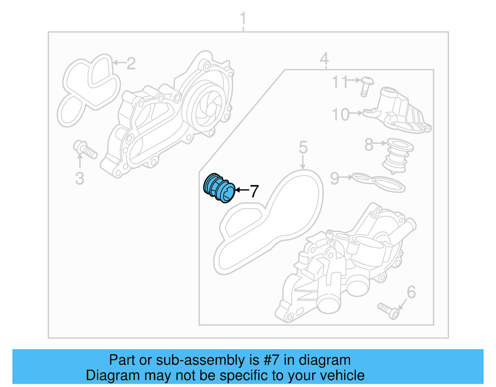 Thermostat 04E-121-113-F - View 8