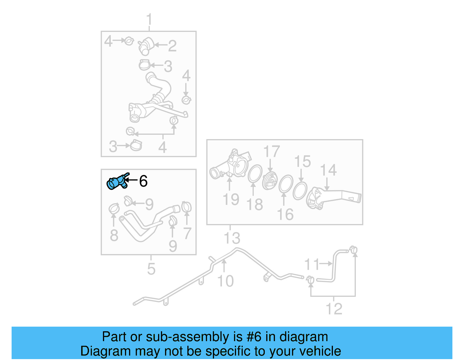 Water Hose Assembly Coupling 1J0-122-291-B - View 18