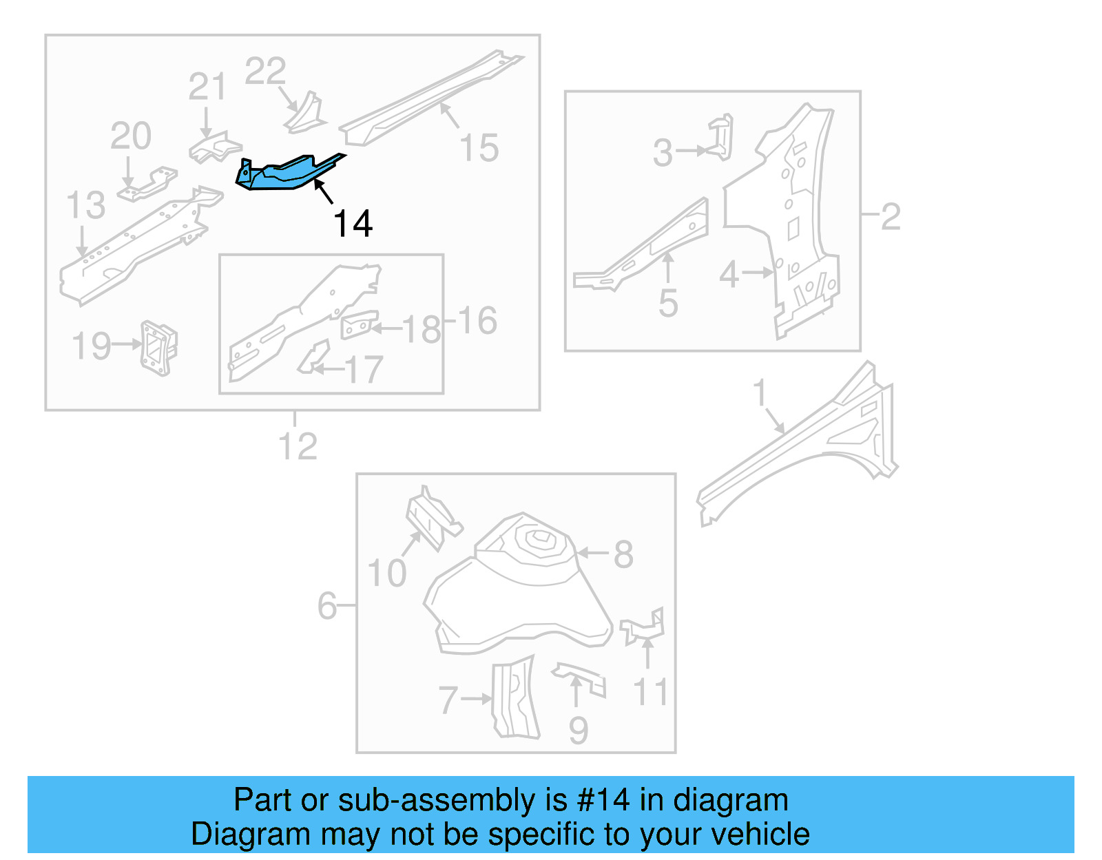Side Member Extension 5Q0-803-210 - View 34