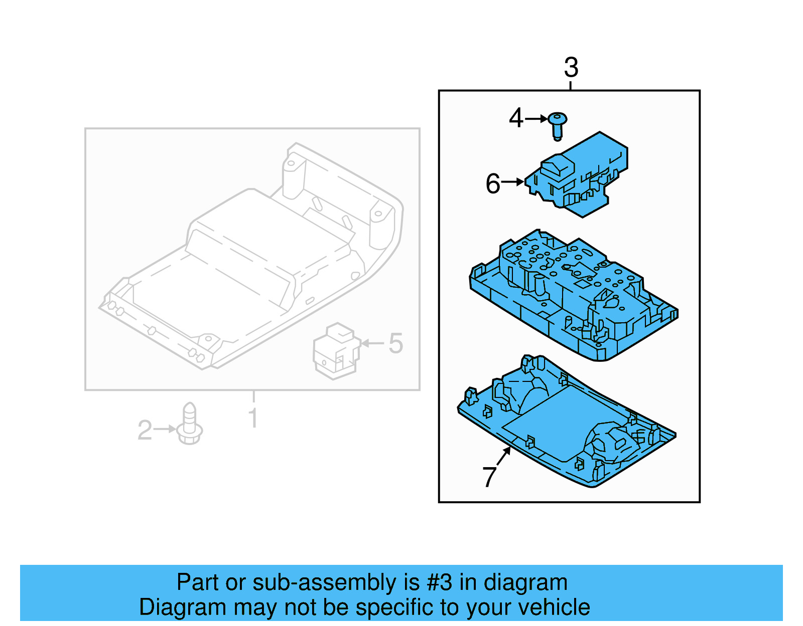 Overhead Lamp 5GM-947-105-A-QAW - View 12