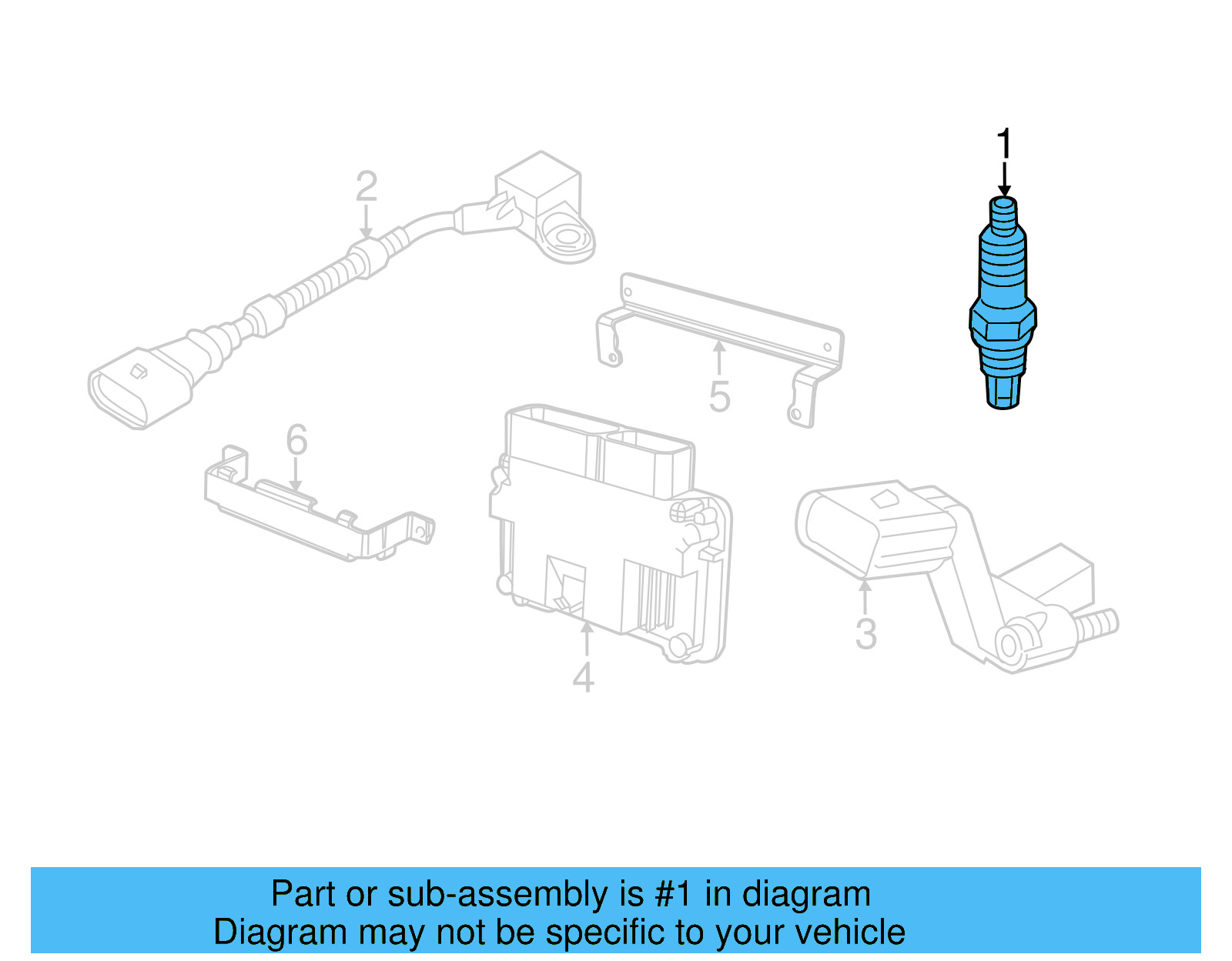 Glow Plug 03L-963-319-C - View 14