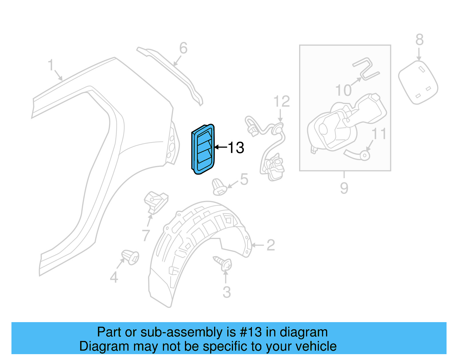 Vent 7N0-819-465-F - View 9