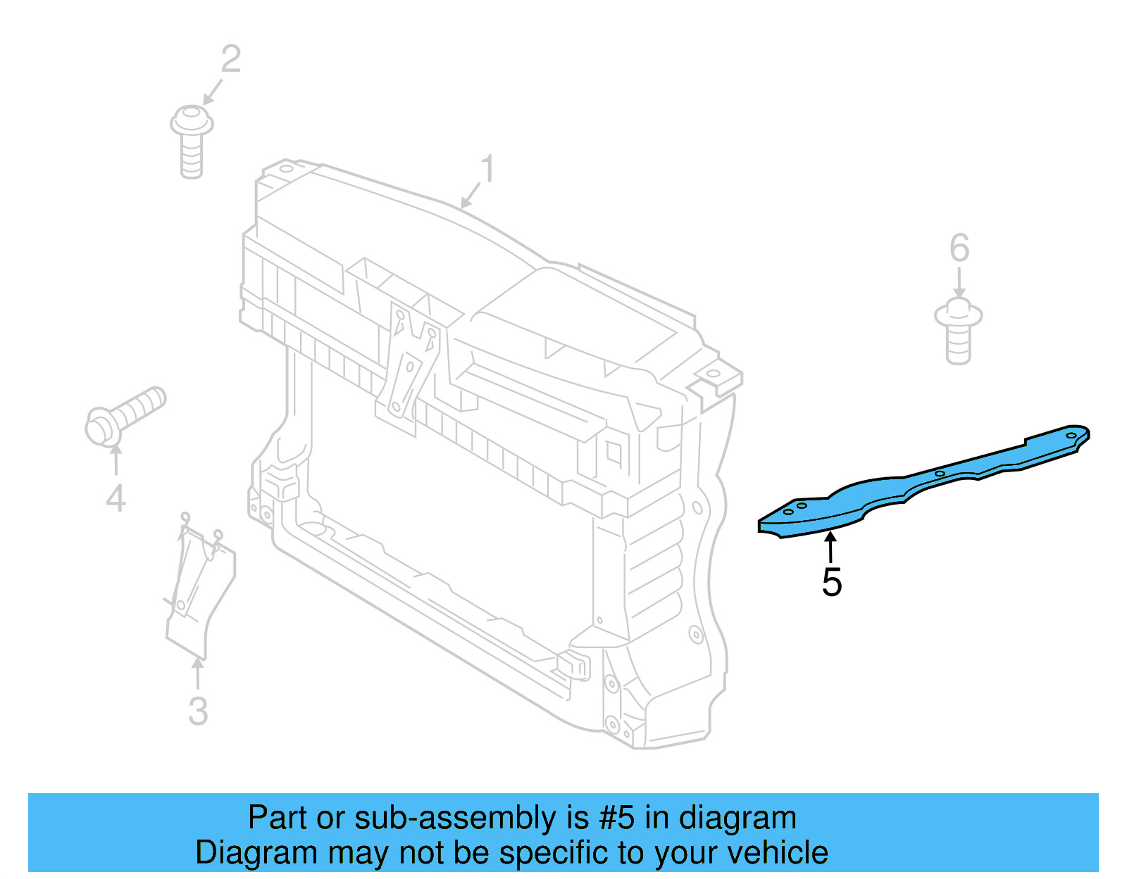 Radiator Support Side Panel 5K0-806-929-B - View 14