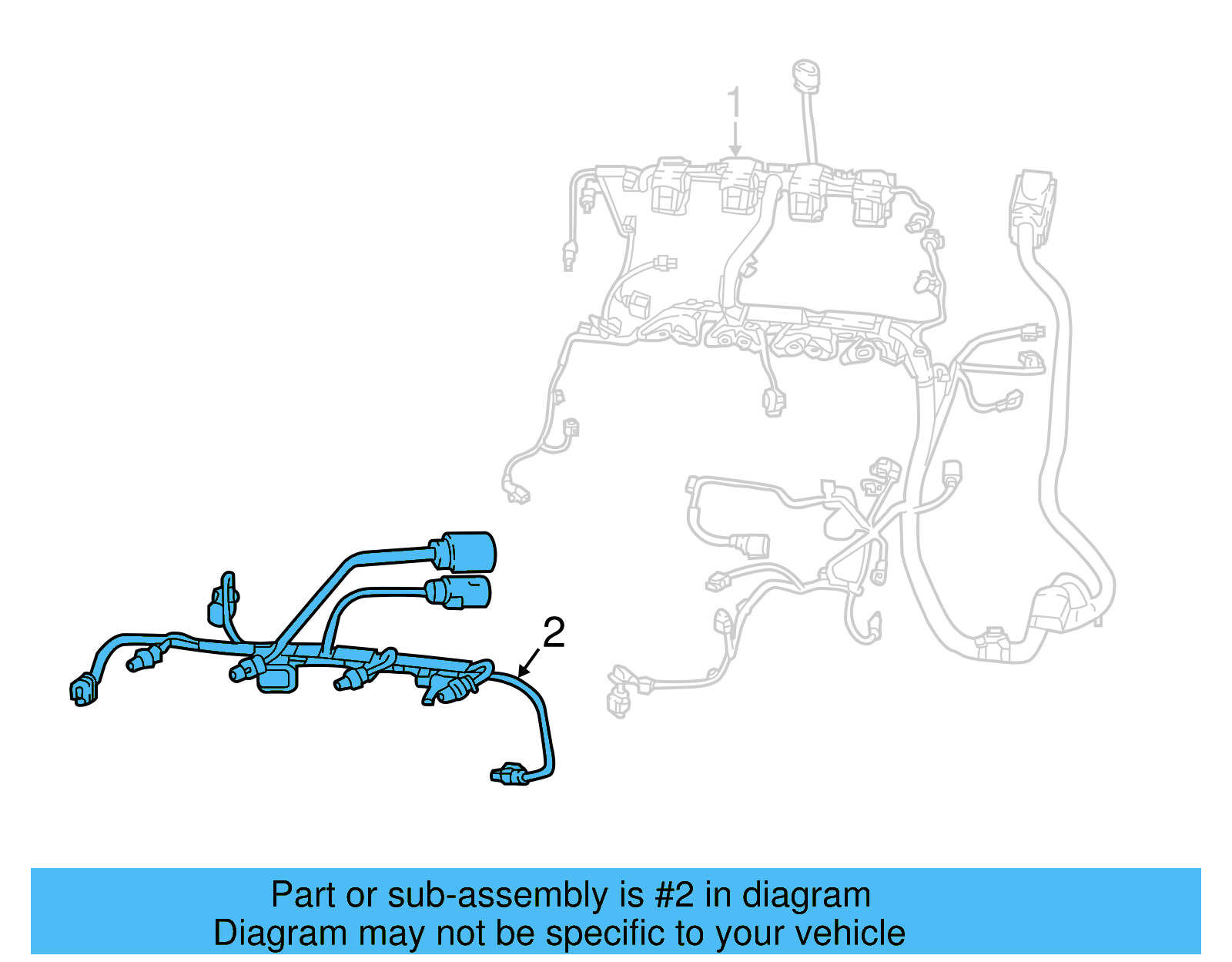 Engine Harness 06K-971-627-T - View 7