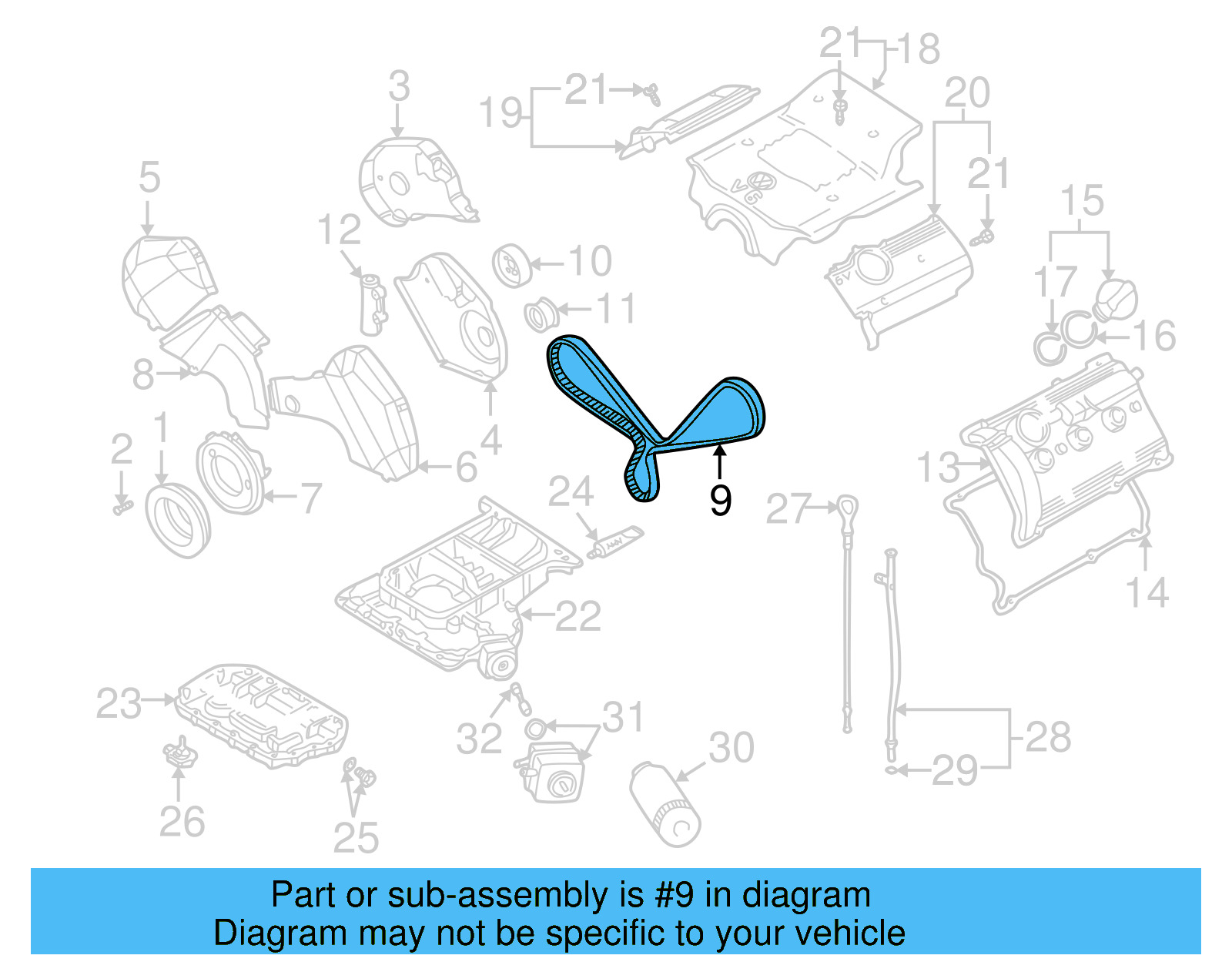 Timing Belt 078-109-119-J - View 19