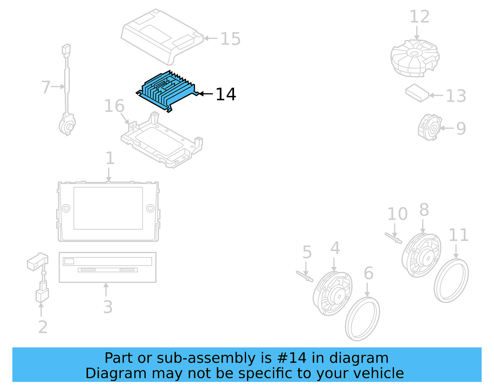 Amplifier 5F0-035-456 - View 5