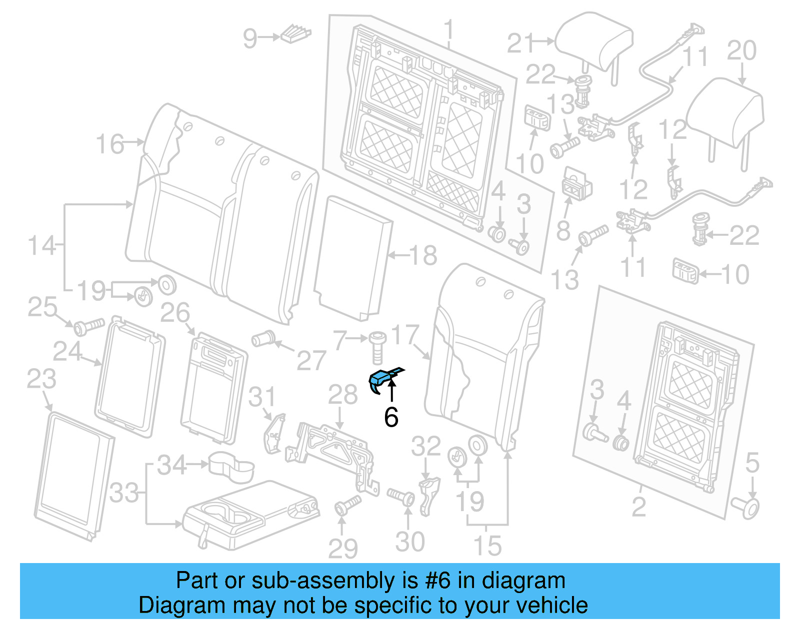 Center Mount Bracket 3C0-886-193-A - View 16