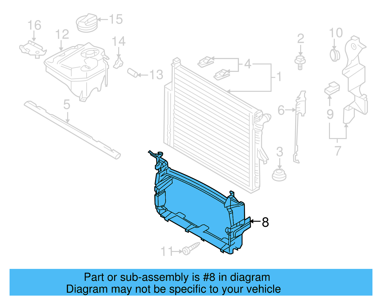 Air Duct 7L6-121-333-F - View 6