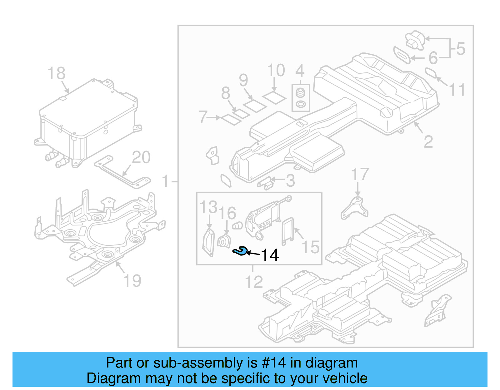 Control Assembly Retainer Clip 0BH-325-147 - View 13