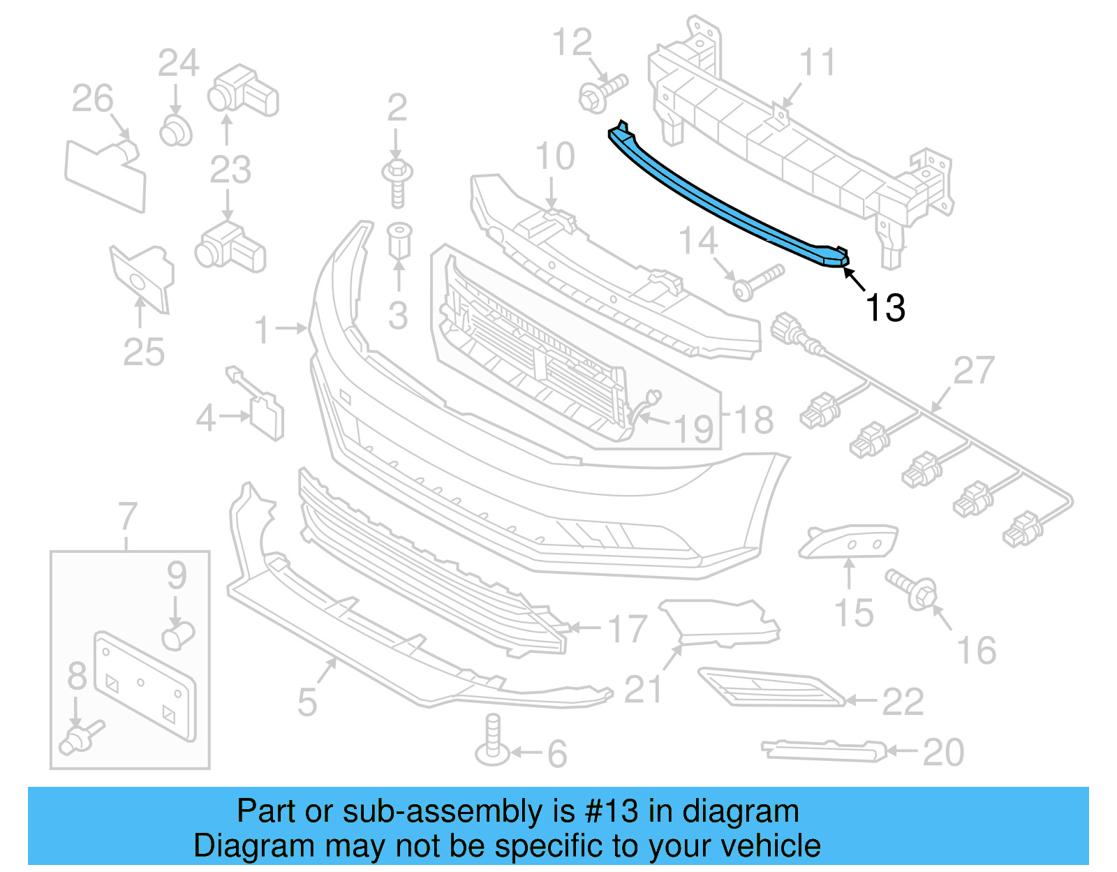 Lower Cross 5C6-807-651 - View 5