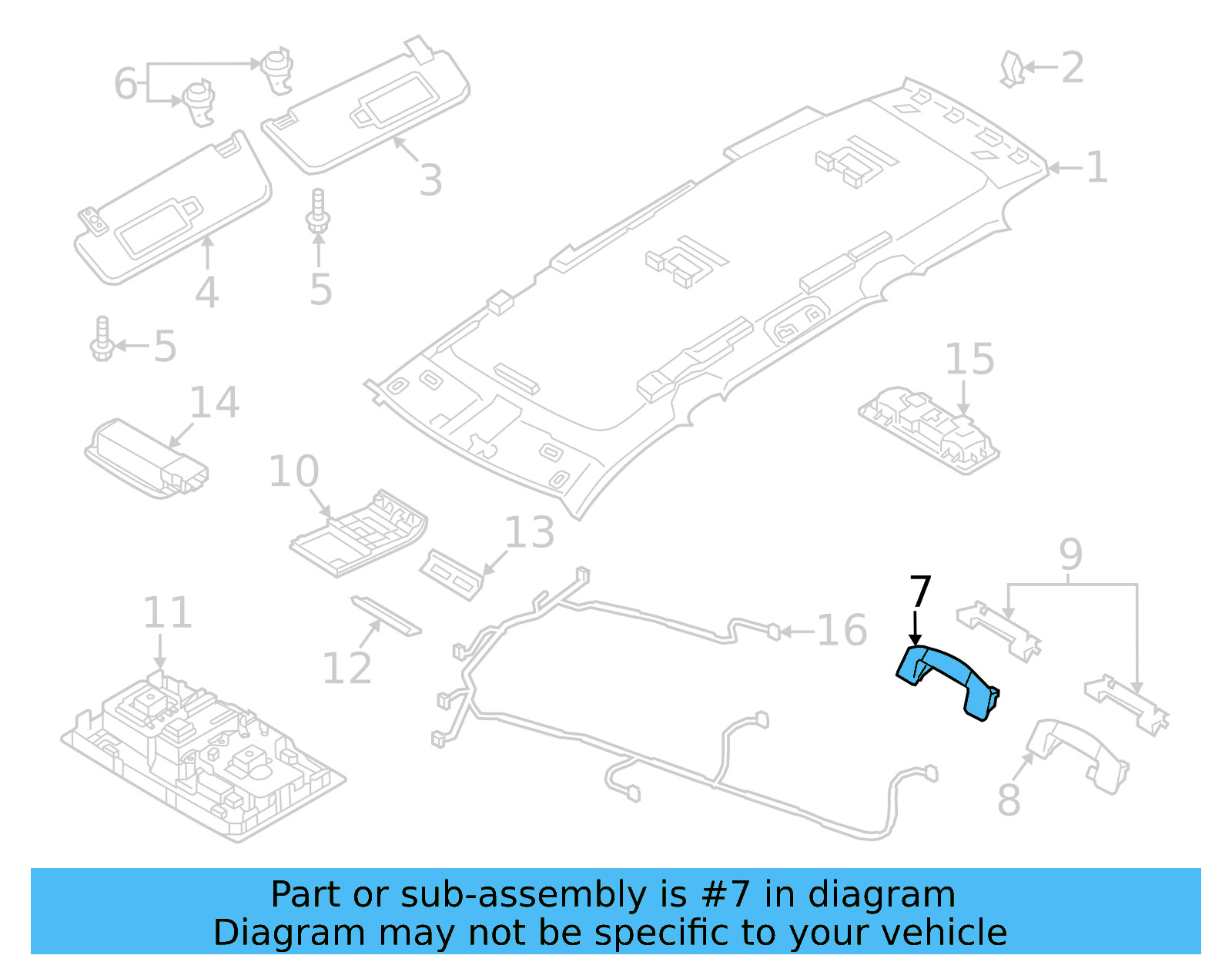 Grip Handle 2G0-857-607-82V - View 10