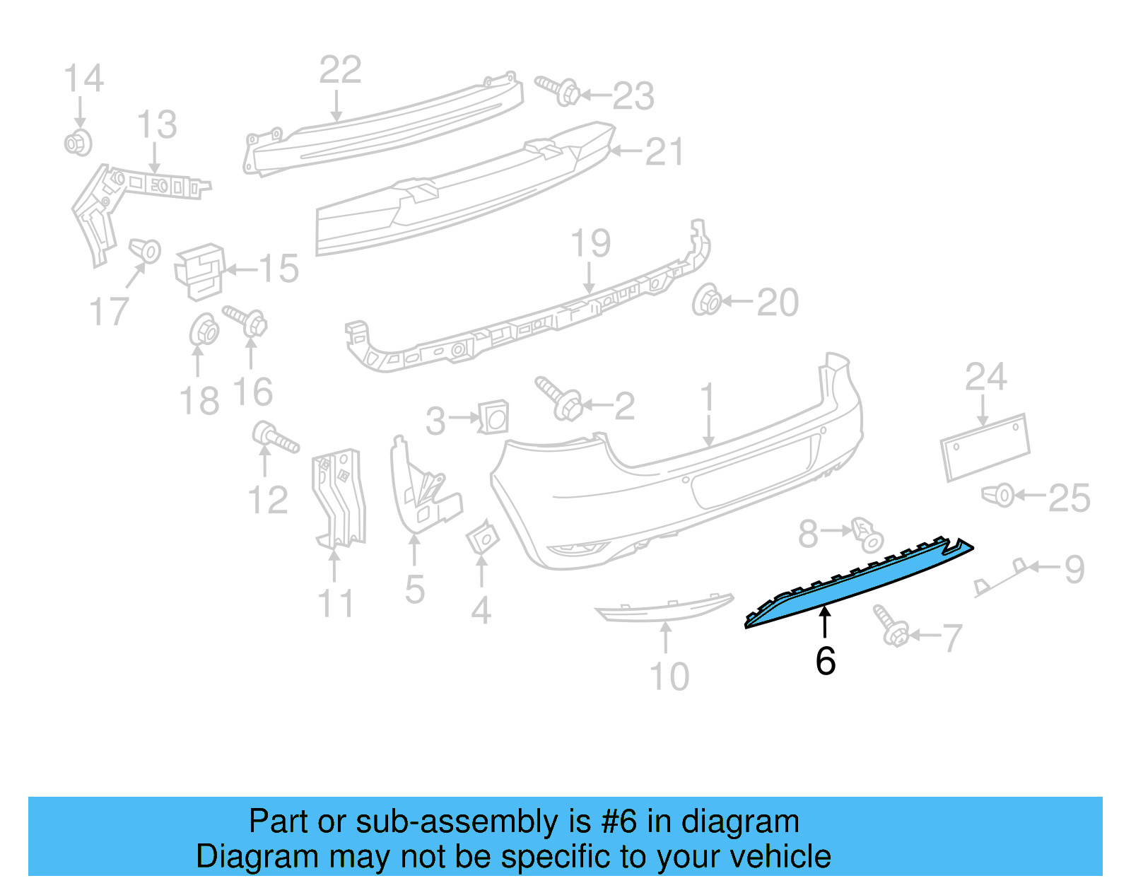 Spoiler 5K6-807-521-H-9B9 - View 3