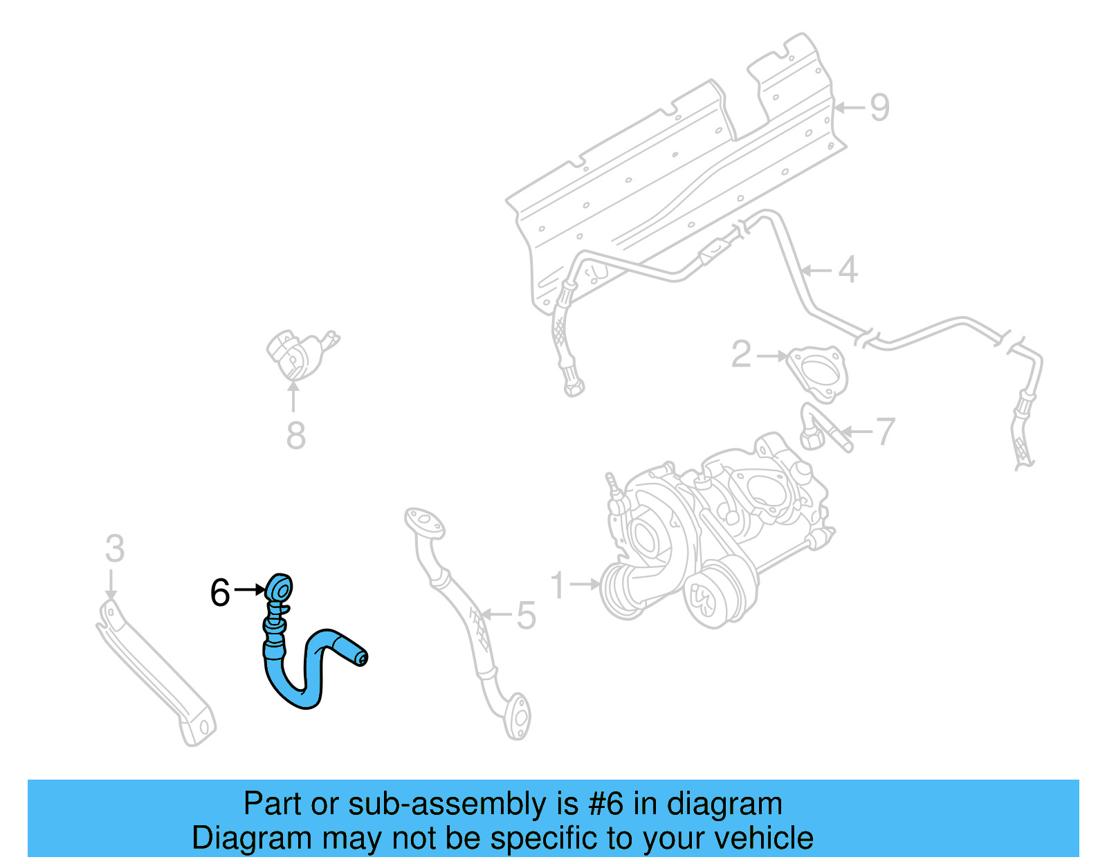 Water Hose Assembly 06B-121-497-F - View 11