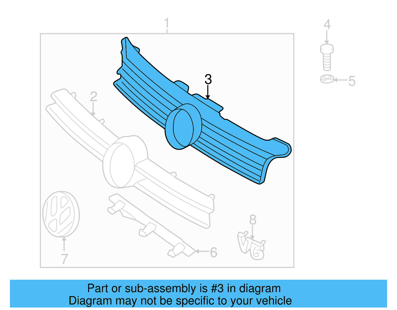 Grille 1J5-853-655-A-01C - View 4