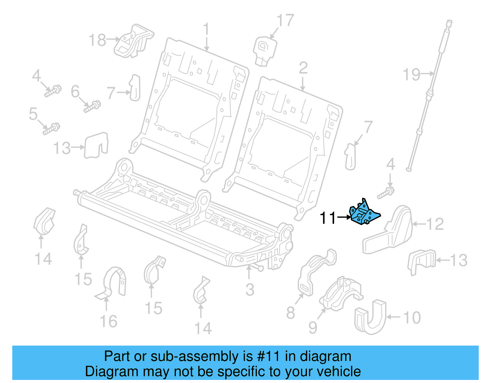 Mount Bracket 5QF-888-170-A - View 5
