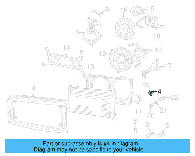 Radiator Grommet 701-121-275-A