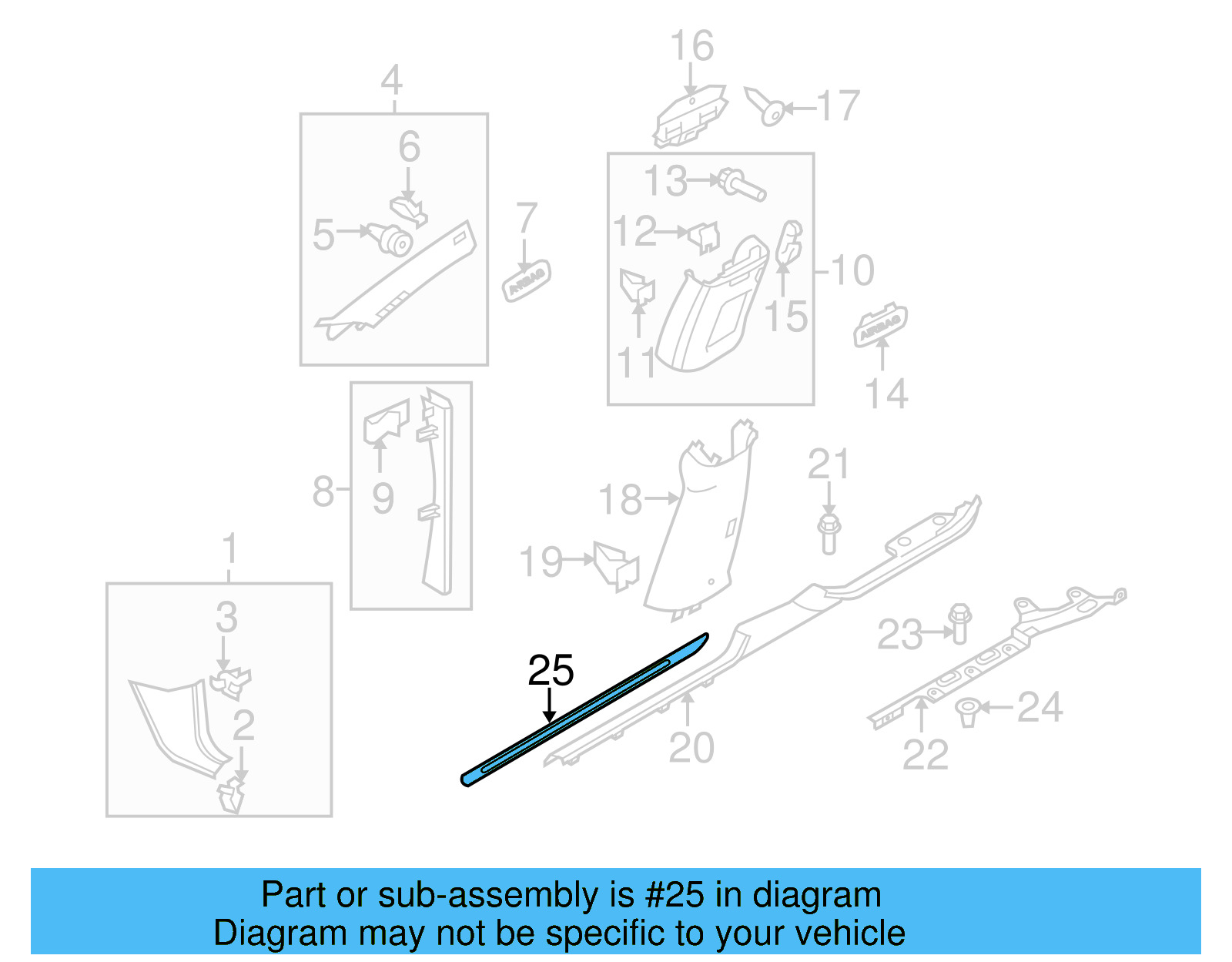Insert 3C8-853-369-A-KC8 - View 7