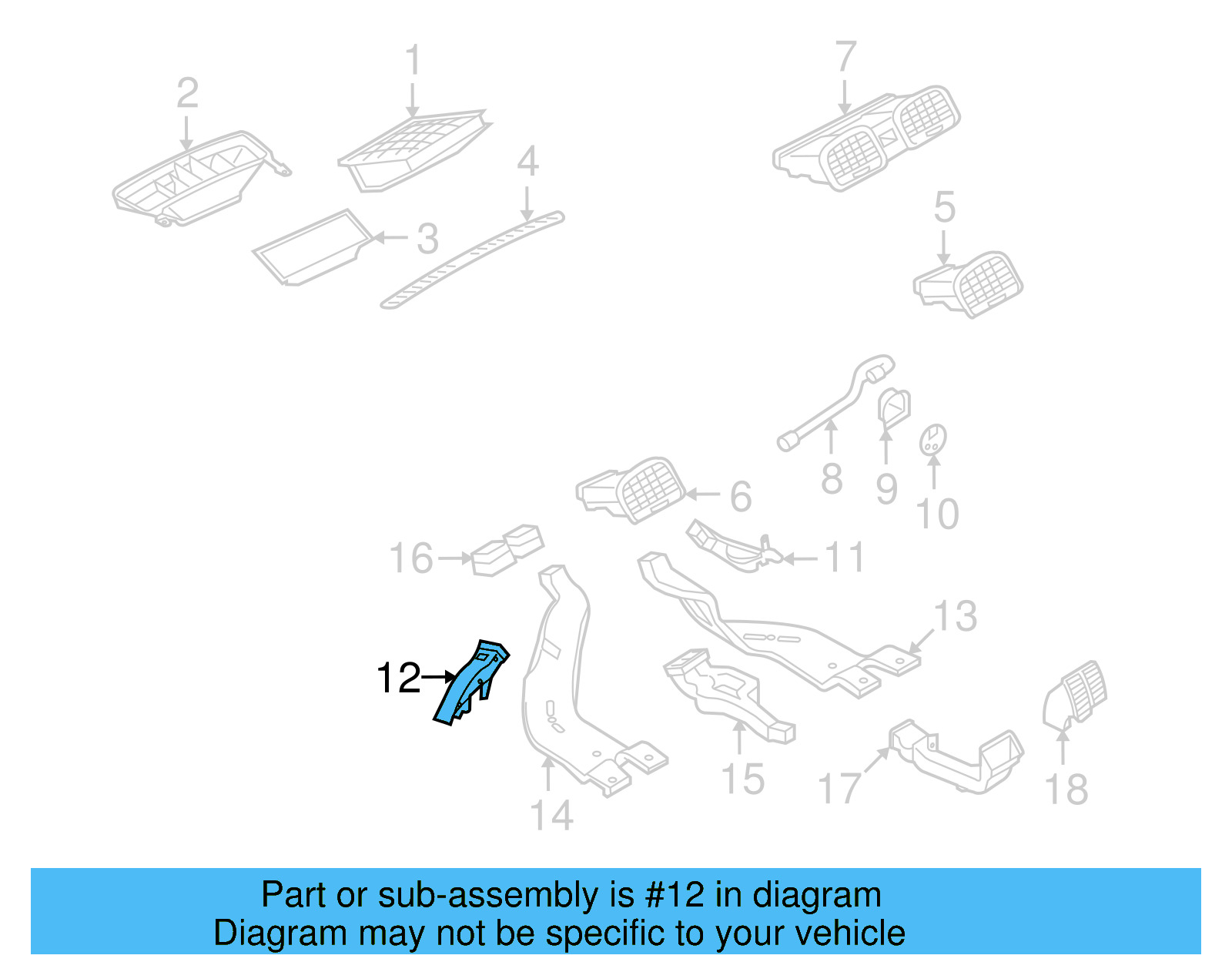 Lower Vent 5K1-819-151-C - View 18