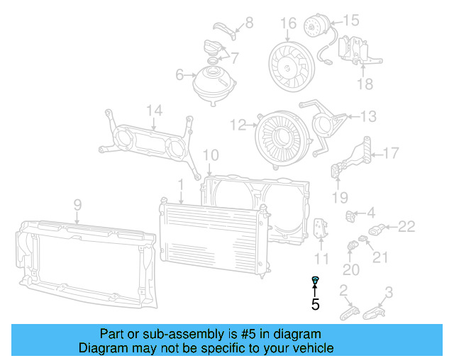 Radiator Grommet 701-121-276-D - View 5