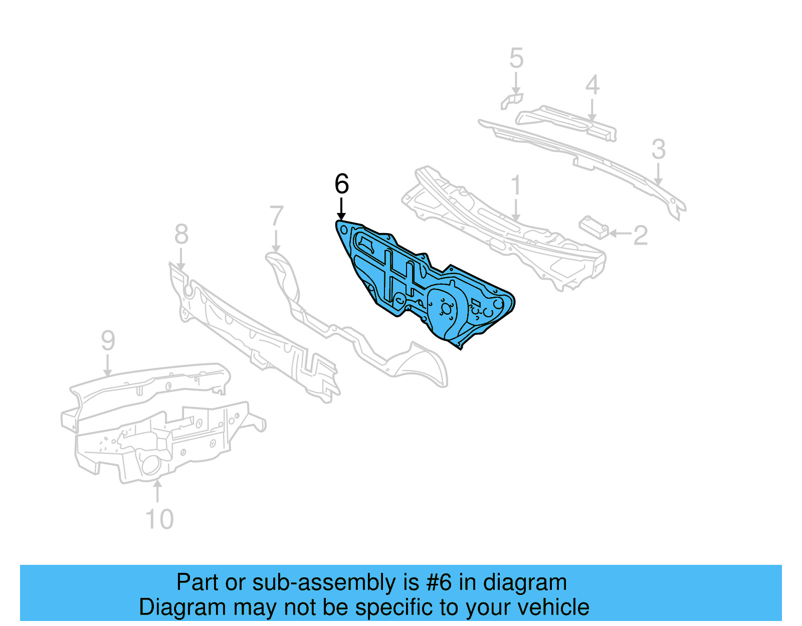 Dash Panel 1J1-721-039-AF - View 19