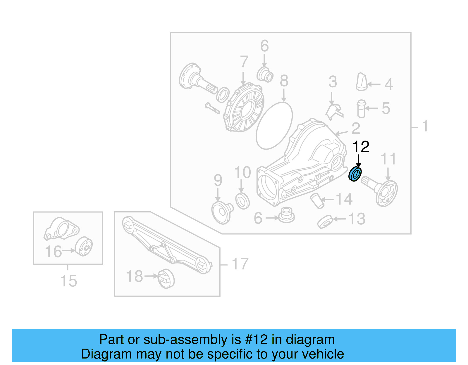 Automatic Transmission Output Shaft Seal 016-409-399-B - View 5
