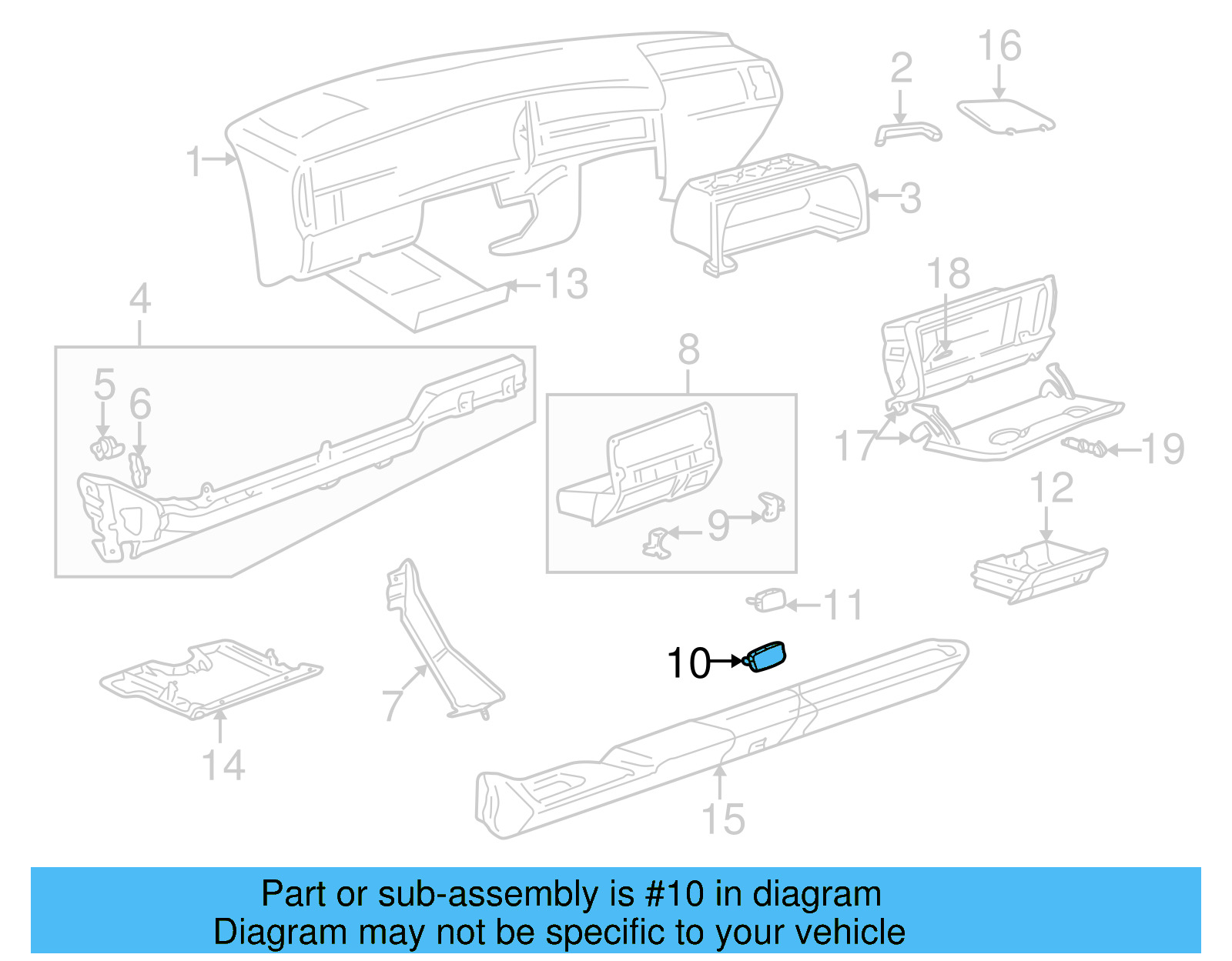 Switch Housing Cover 1H0-858-180-01C - View 4