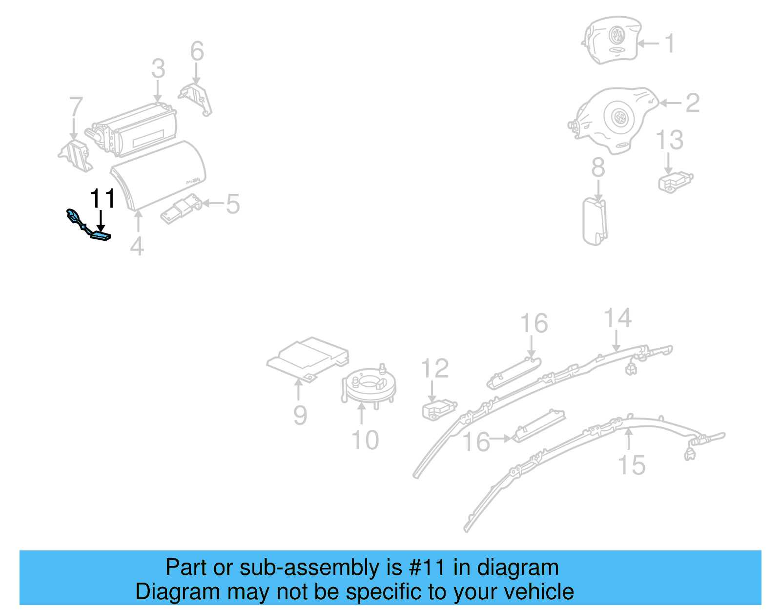 Wire Harness 1J0-971-582 - View 10