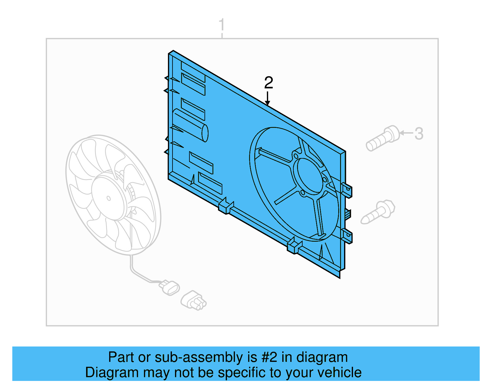 Fan Shroud 7P0-121-205-B - View 4