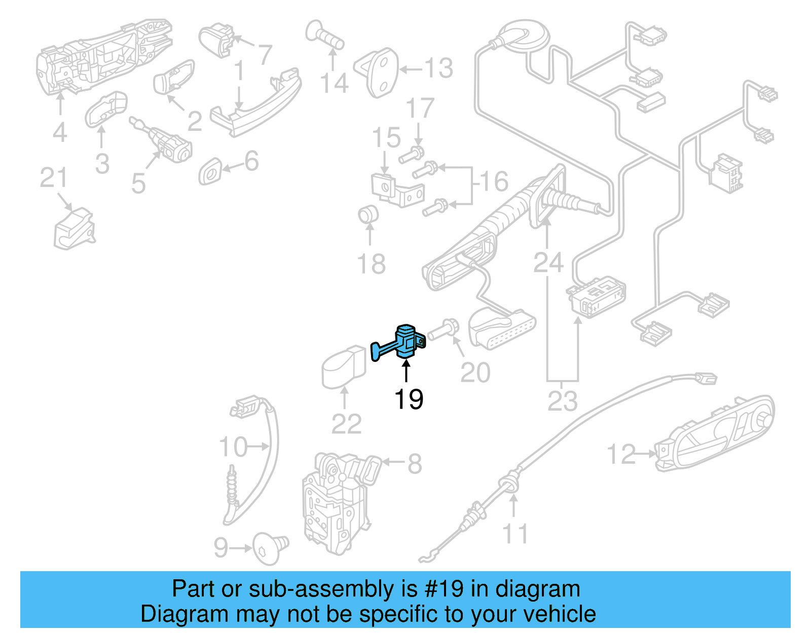 Door Check 5C5-837-249-E - View 10