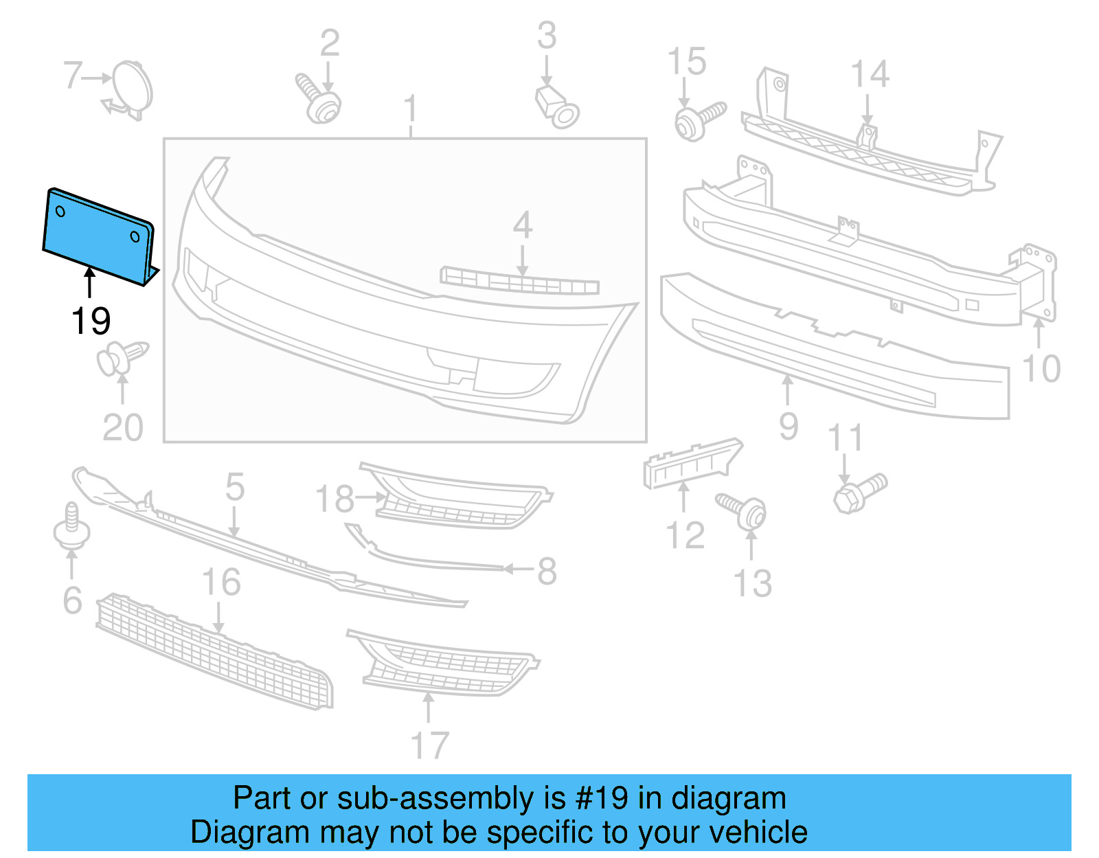 License Bracket 561-807-287-9B9 - View 8