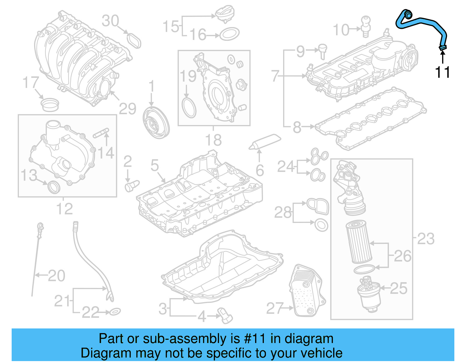 Vent Hose 07K-103-211-B - View 12