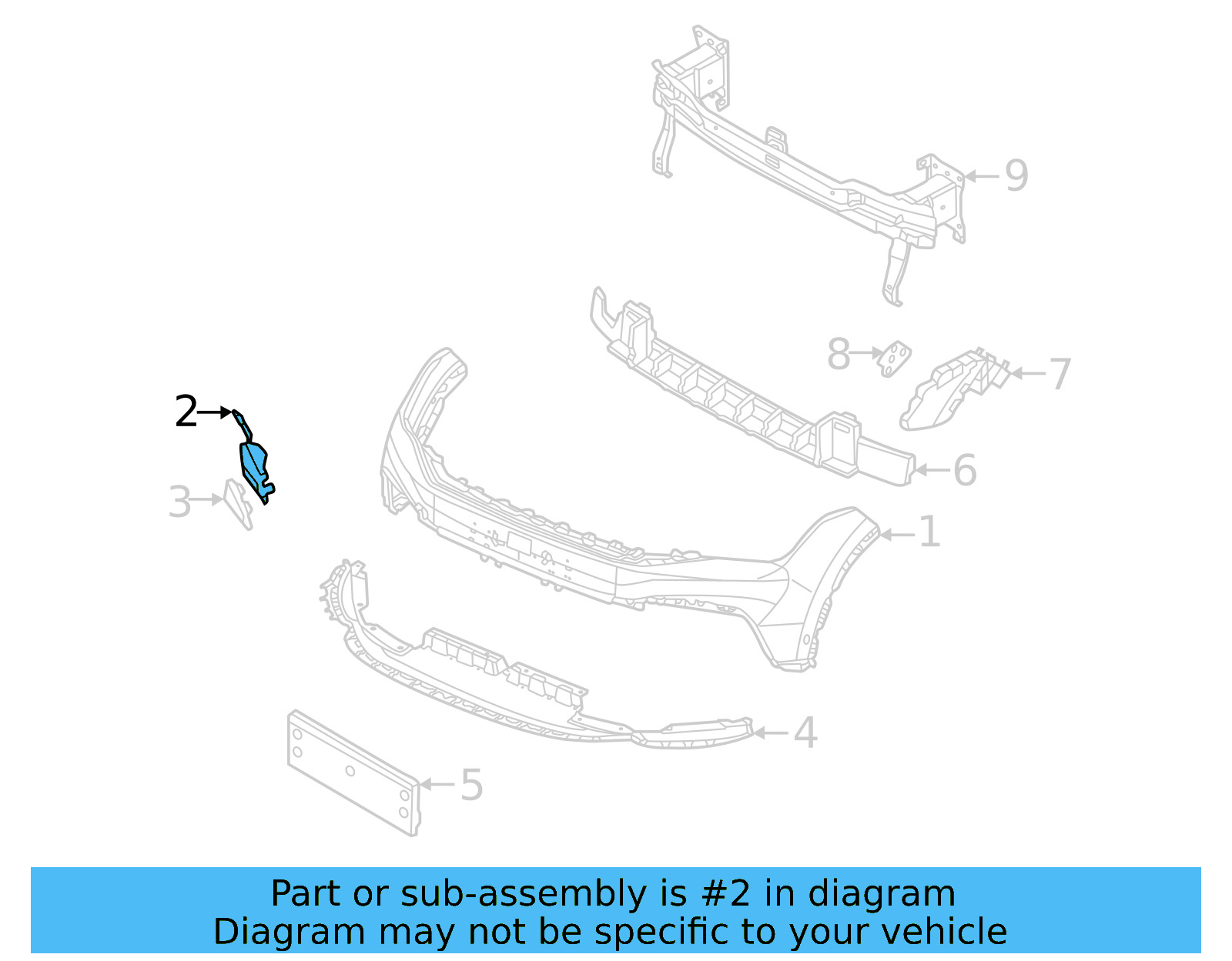 Tow Eye Cap 5NN-807-155-C-GRU - View 3