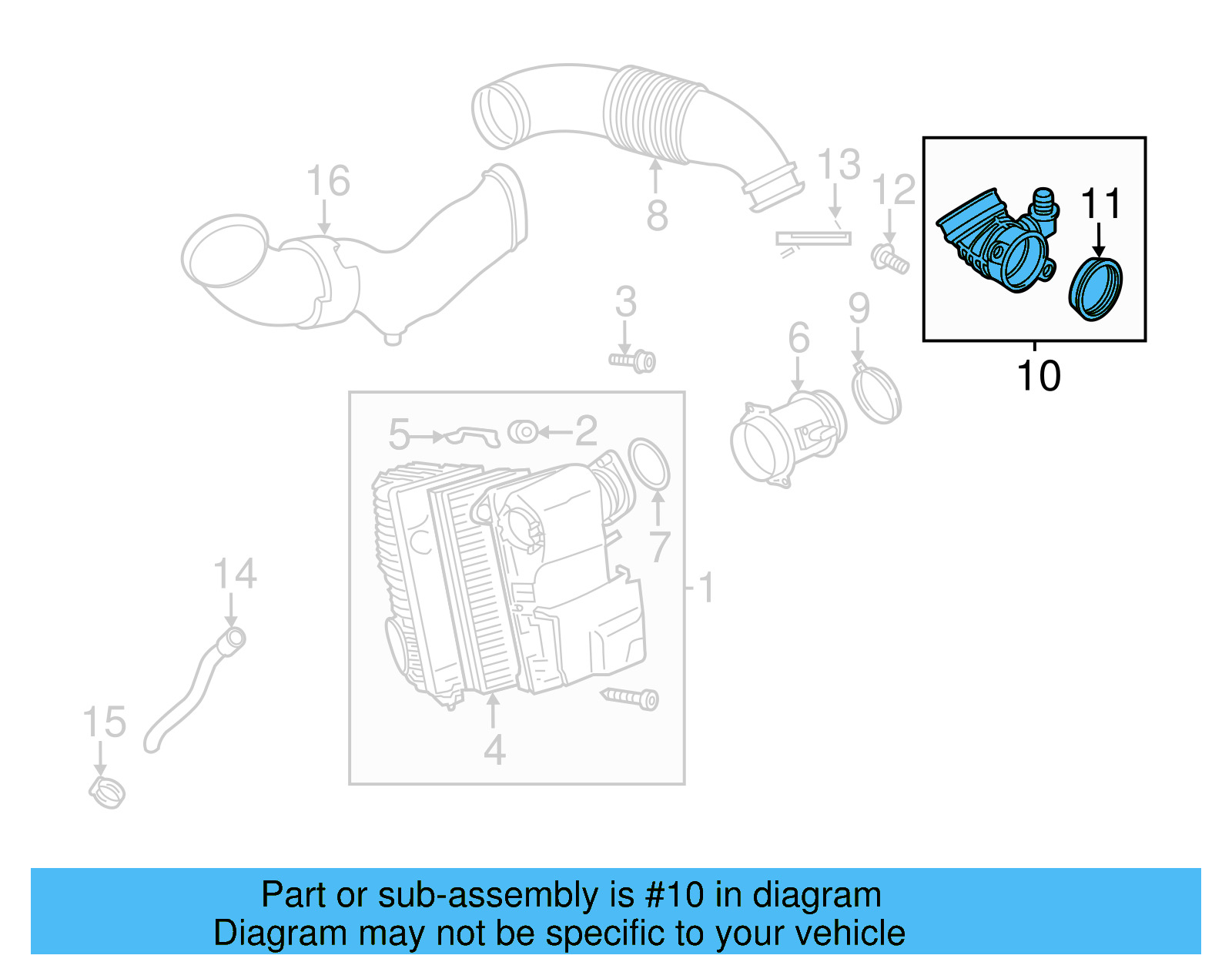 Air Duct 7L6-129-955-B - View 6