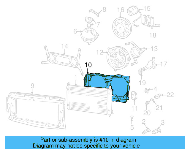 Fan Shroud 701-121-207-G - View 3