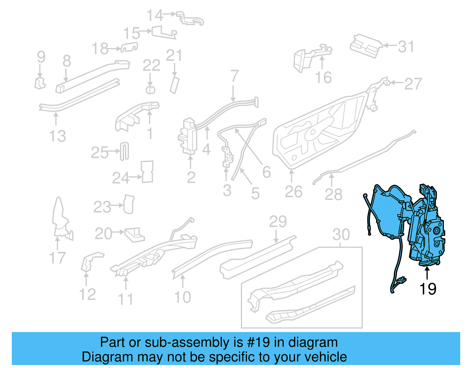 Lock Actuator 7B0-843-013-K - View 7