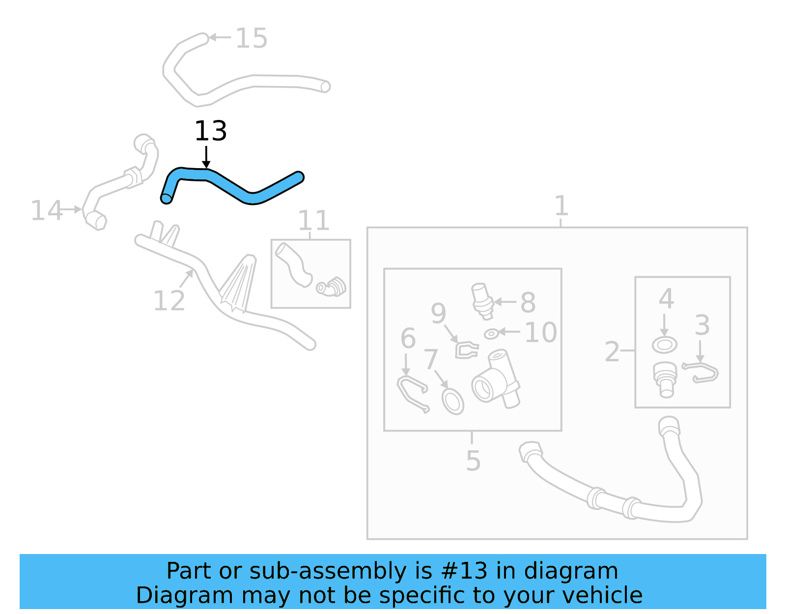 Connector Hose 5Q0-121-058-AE - View 34