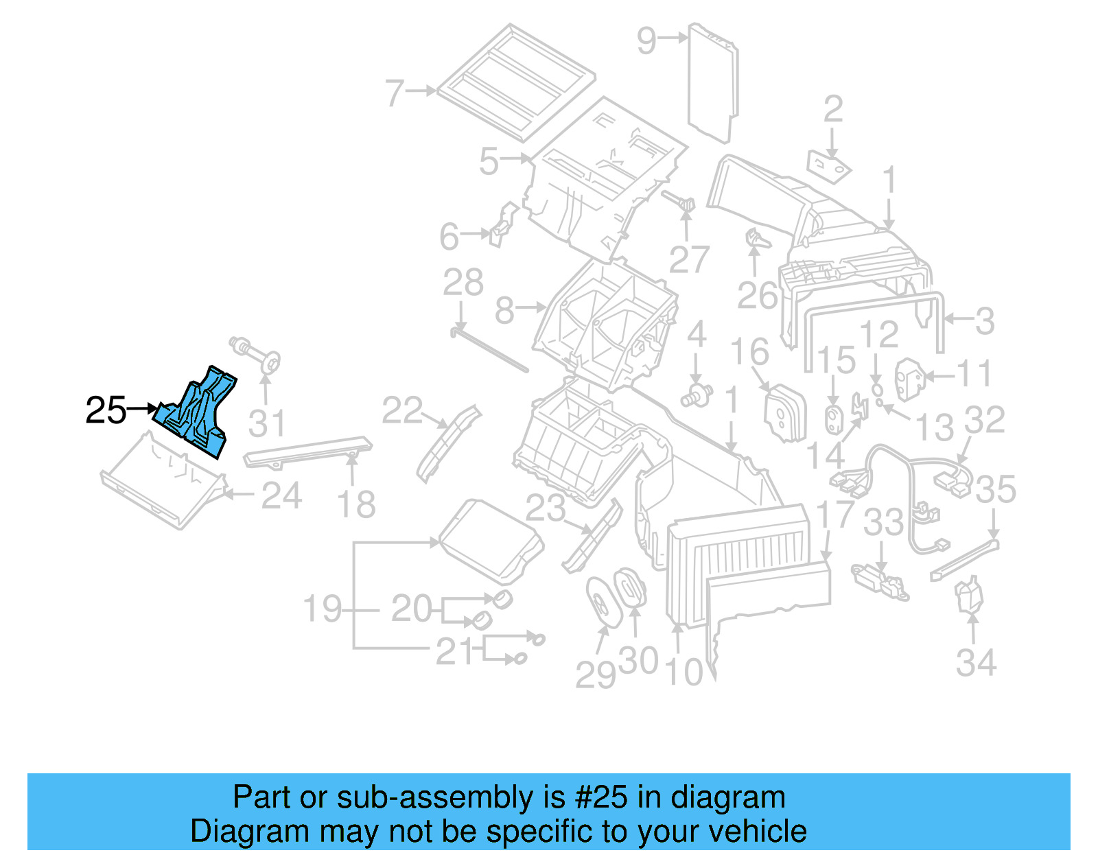 Heater Duct 7H0-898-409 - View 4