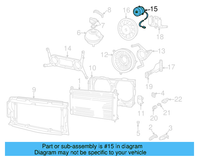 Fan Motor 701-959-455-AM - View 2