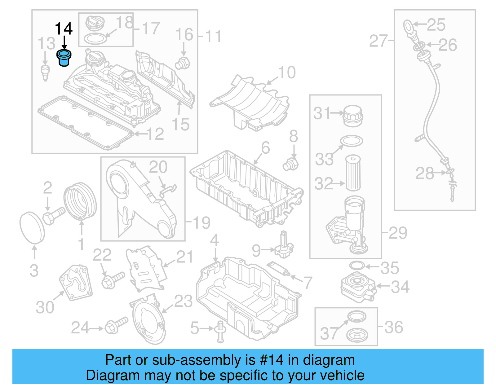 Valve Cover Sleeve 057-103-831-B - View 21