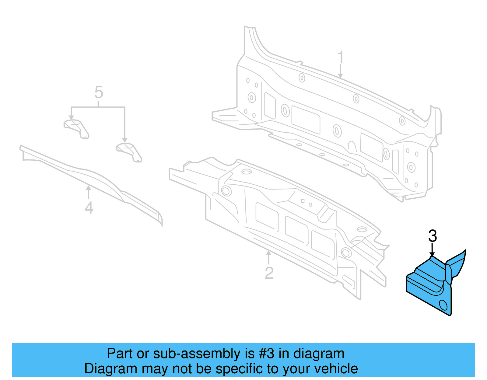 Gusset 7P6-810-503 - View 4