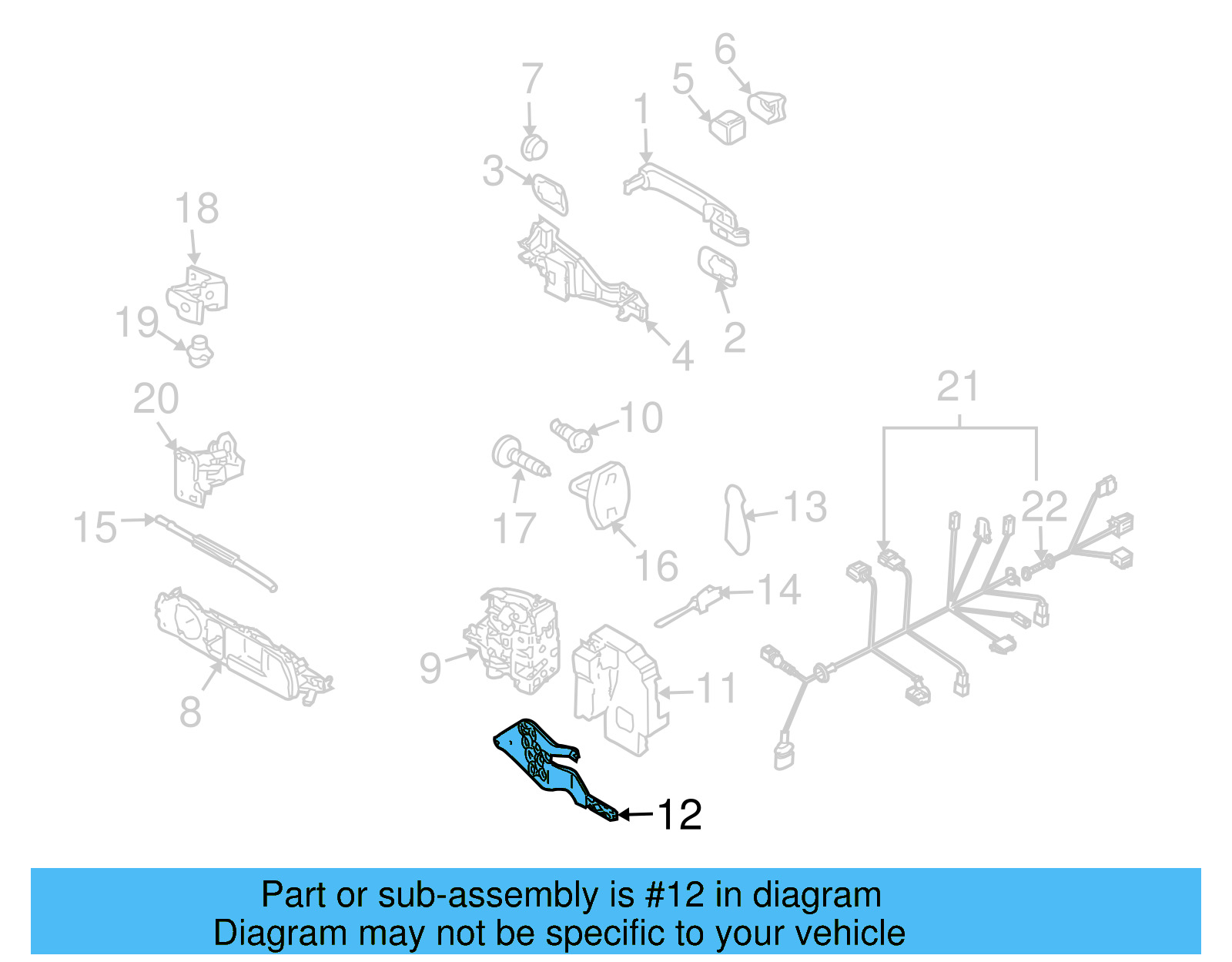 Retaining Bracket 7L0-837-868 - View 11