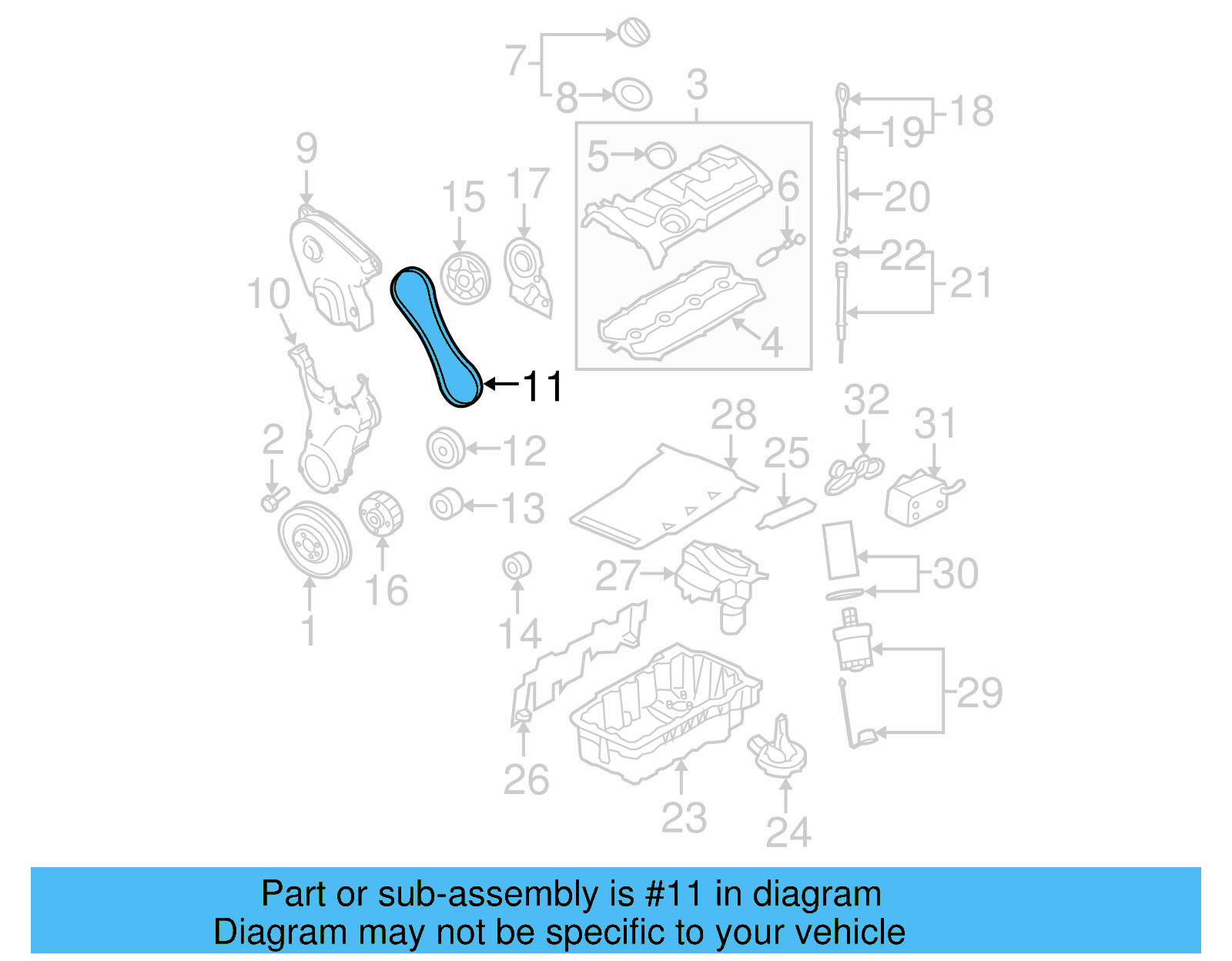 Timing Belt 06D-109-119-B - View 20