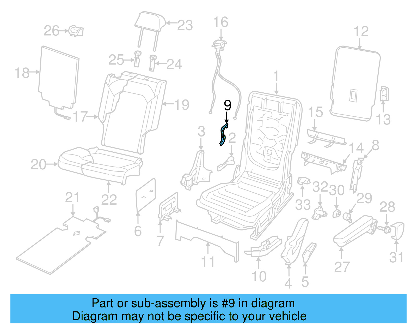 Inner Trim 3CN-885-267-ZA2 - View 11