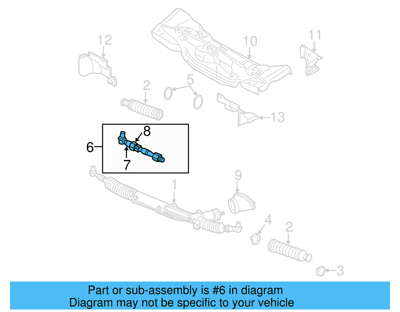 Tie Rod Assembly 4B0-419-801-M - View 12