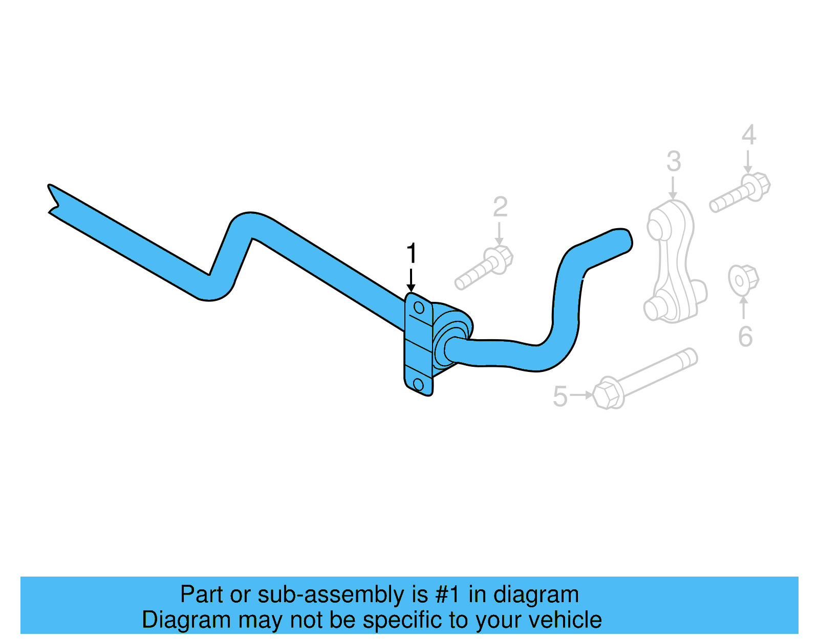 Stabilizer Bar 3QF-511-305-L - View 11