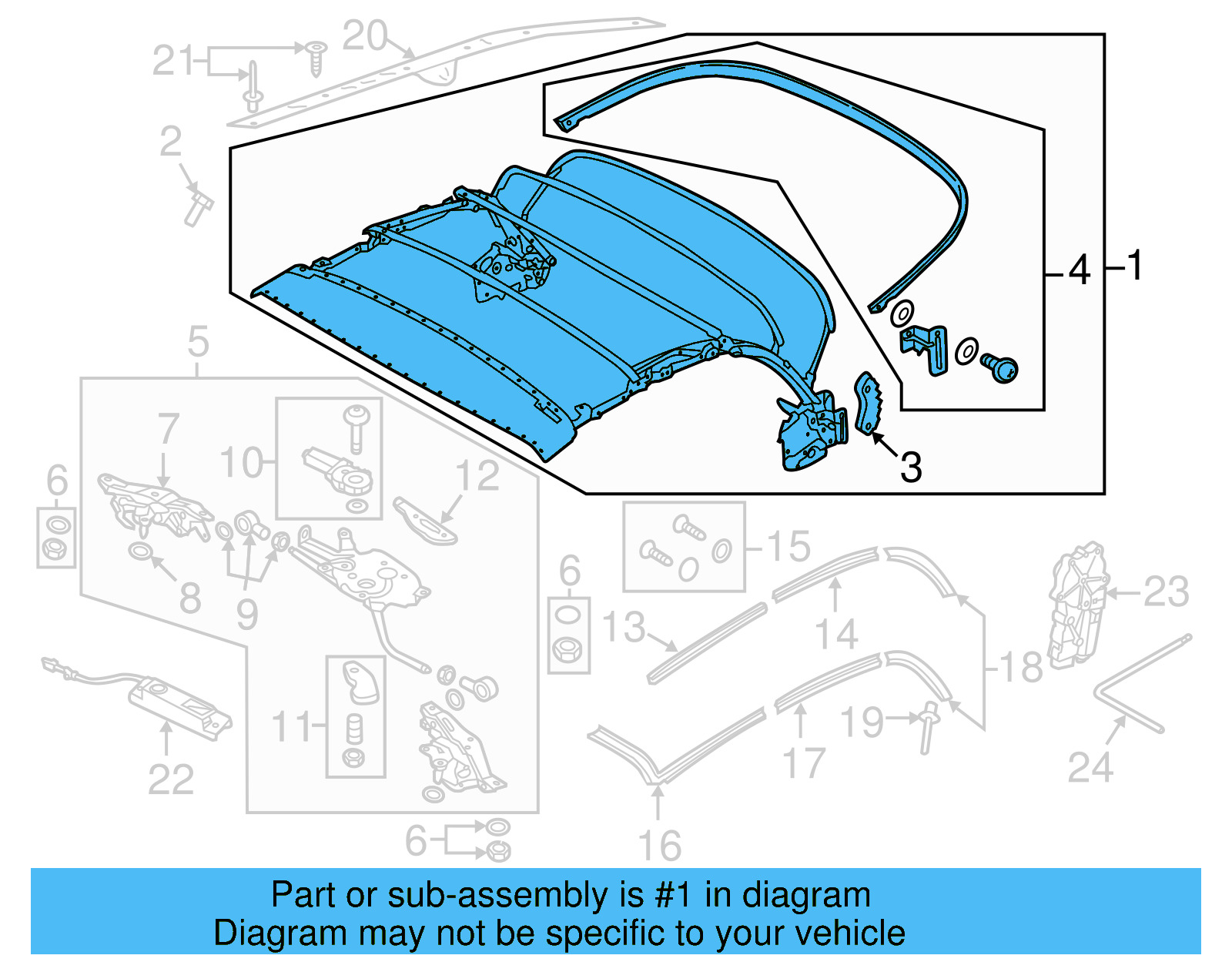 Top Frame 5C3-871-025-A - View 4