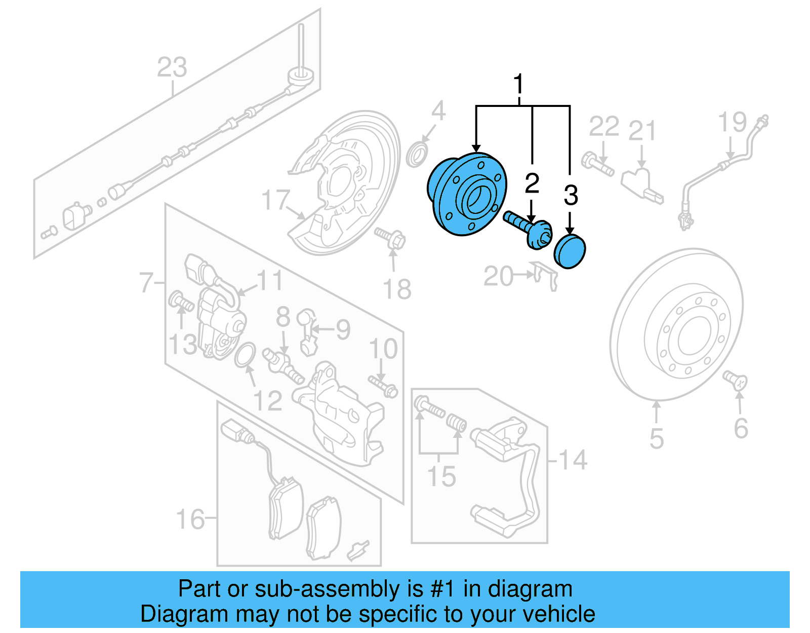 Hub Assembly 5QF-598-611 - View 9