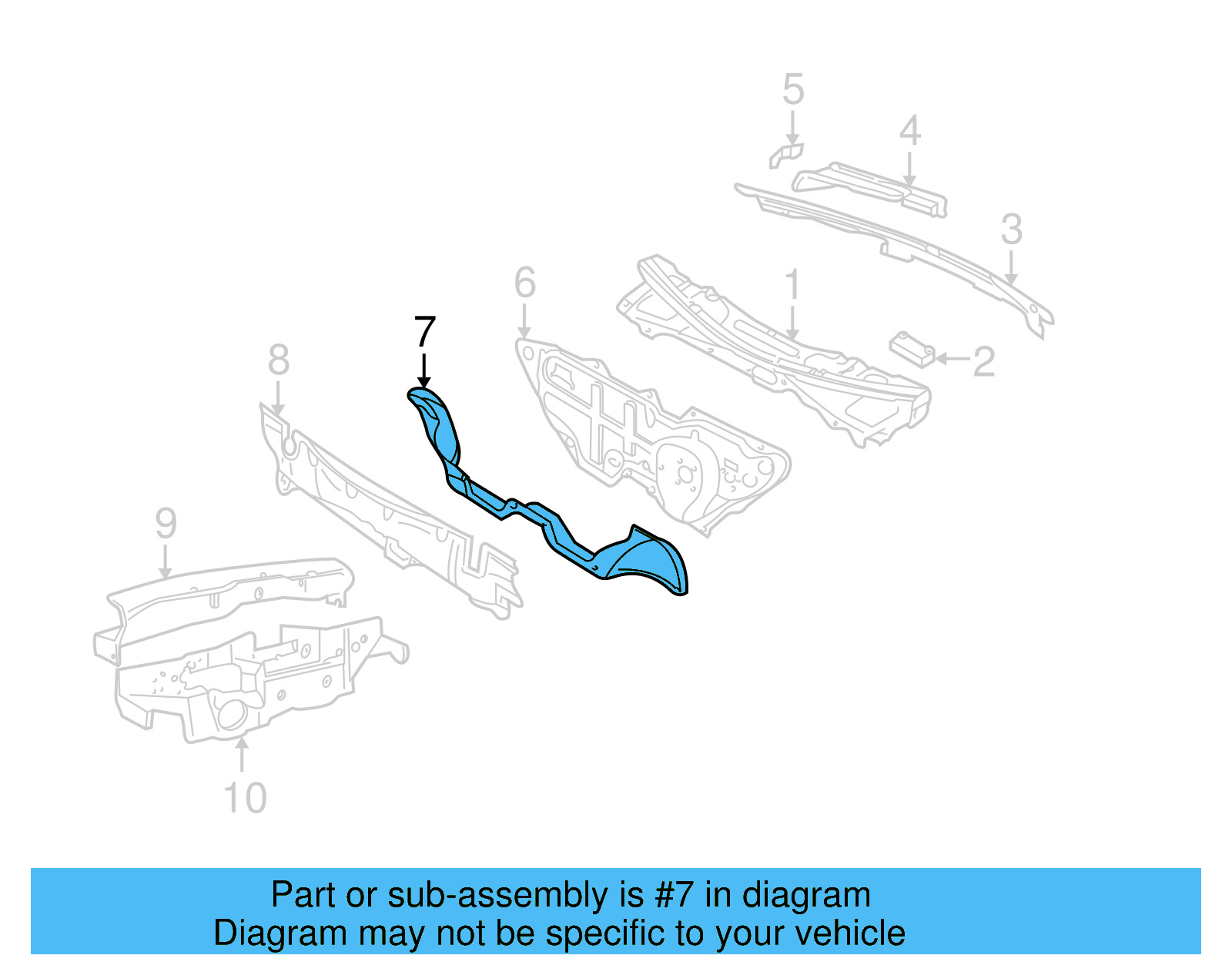 Firewall 1J0-803-187-B - View 11